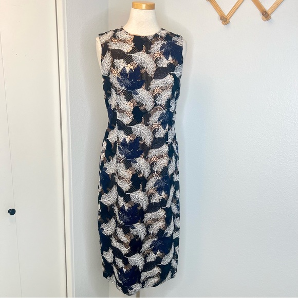 Prabal Gurung lace overlay sheath dress size 6 - Picture 1 of 9